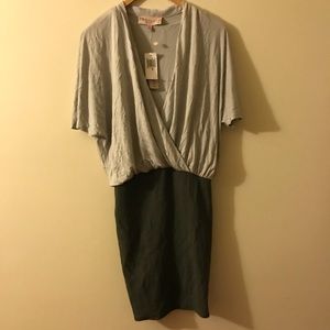 NWT Philosophy Grey Green Dress